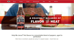 Desktop Screenshot of helpmejesushotsauce.com